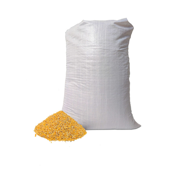 Old Potters Organic Cracked Corn, For Chickens, Deer and Wildlife. NON-GMO, USA grown, Vacuum Cleaned.