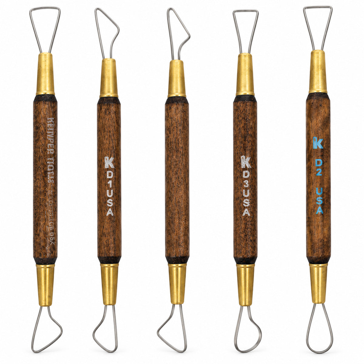 Kemper DSS Double Wire End Tool Set, 5 Tools, 6 Inch - tool front