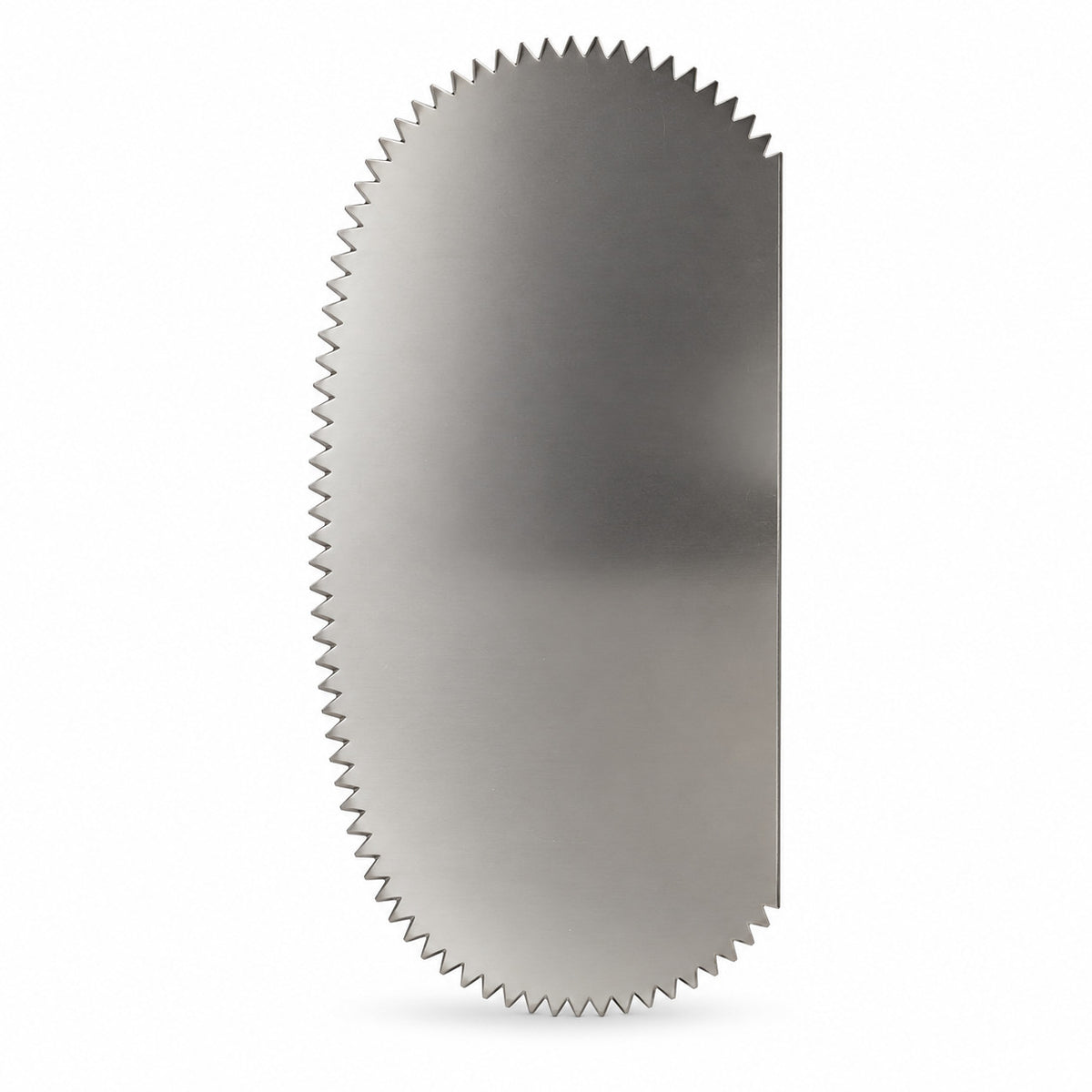 Kemper S10 Serrated Steel Scraper Metal Rib, 3-3/4 Inch - tool front