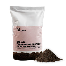 Organic Earthworm Casting All-Natural Fertilizer for Indoor and Outdoor Planting, Enhances Root and Overall Health, Revitalizes Soil with Health Microbes. 15-24 Quarts.