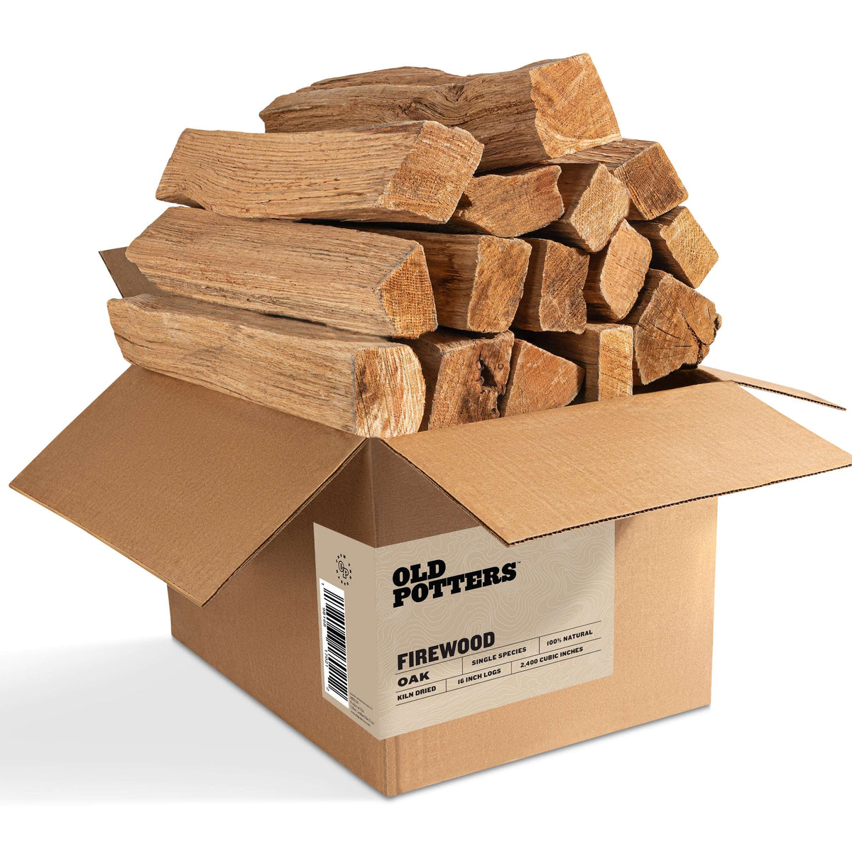 16" Firewood Cooking Logs (Oak, Hickory, & Cherry), Oak