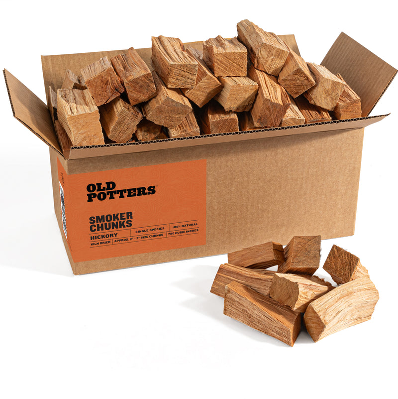Old Potters Kiln Dried Smoker Chunks, 840 Cubic Inches
