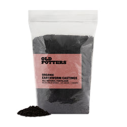 Organic Earthworm Casting All-Natural Fertilizer for Indoor and Outdoor Planting, Enhances Root and Overall Health, Revitalizes Soil with Health Microbes. 15-24 Quarts.