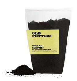 Old Potters Organic Compost – Plant-Based Potting Soil & Fertilizer for Indoor/Outdoor – Boosts Growth - 8-12 Quarts