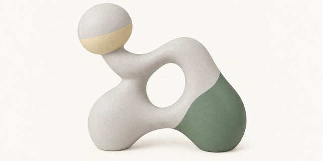 Air Dry Clay — White, painted & sealed