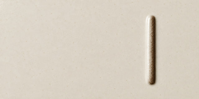 Mid Fire Clay — Cocoa Brown, white glazed