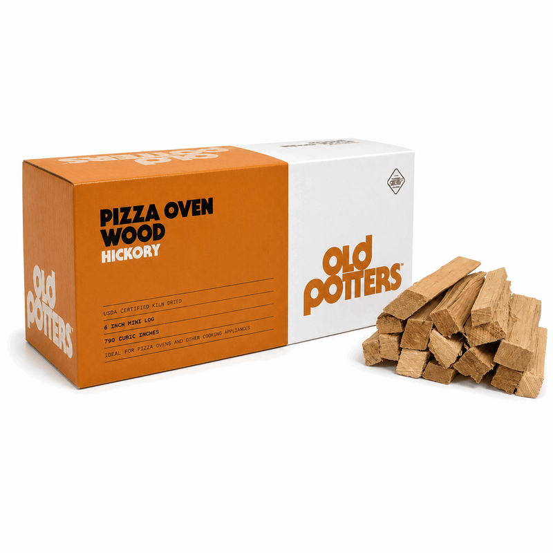 Pizza Oven Logs | 6 Inch Mini Oak, Hickory & Cherry | USDA Kiln