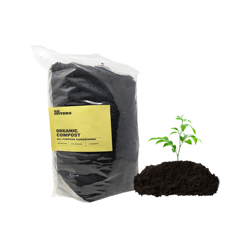 Old Potters Organic Compost - Plant Based Potting Soil - Home, Garden Organic Fertilizer - Complete Food for Plants - Boosts Plant Growth - Use for Indoor and Outdoor Farming.