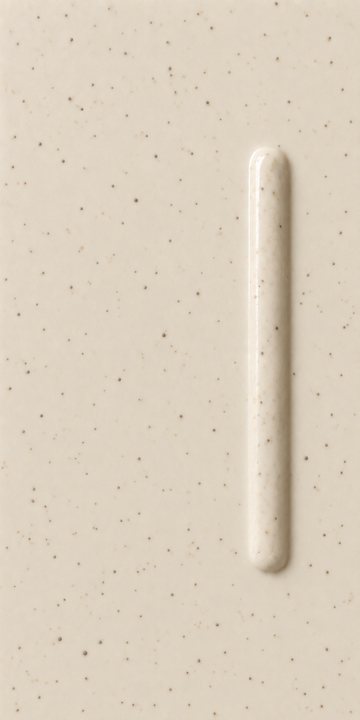 Mid Fire Clay — Speckled Sandstone, white glazed